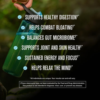 ROUNDHOUSE PROVISION Morning Kick Greens, Strawberry Lemonade, 30 Servings | Greens Superfood Powder for Gut Health, Sugar Free, Caffeine Free, Ashwagandha, Collagen Peptides, Probiotics, Chuck Norris